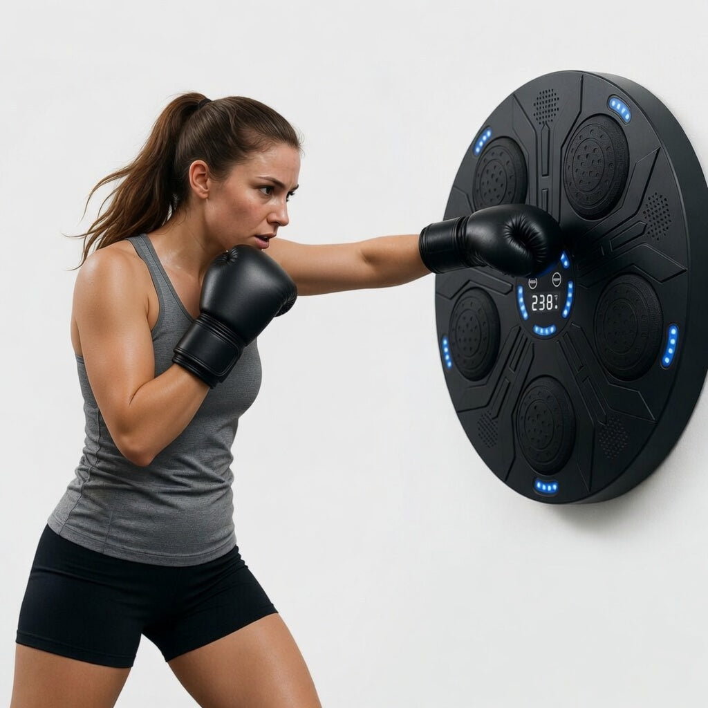 🥊 Máquina de Boxeo Musical Inteligente + Guantes (Edición Nexosud) 🎶